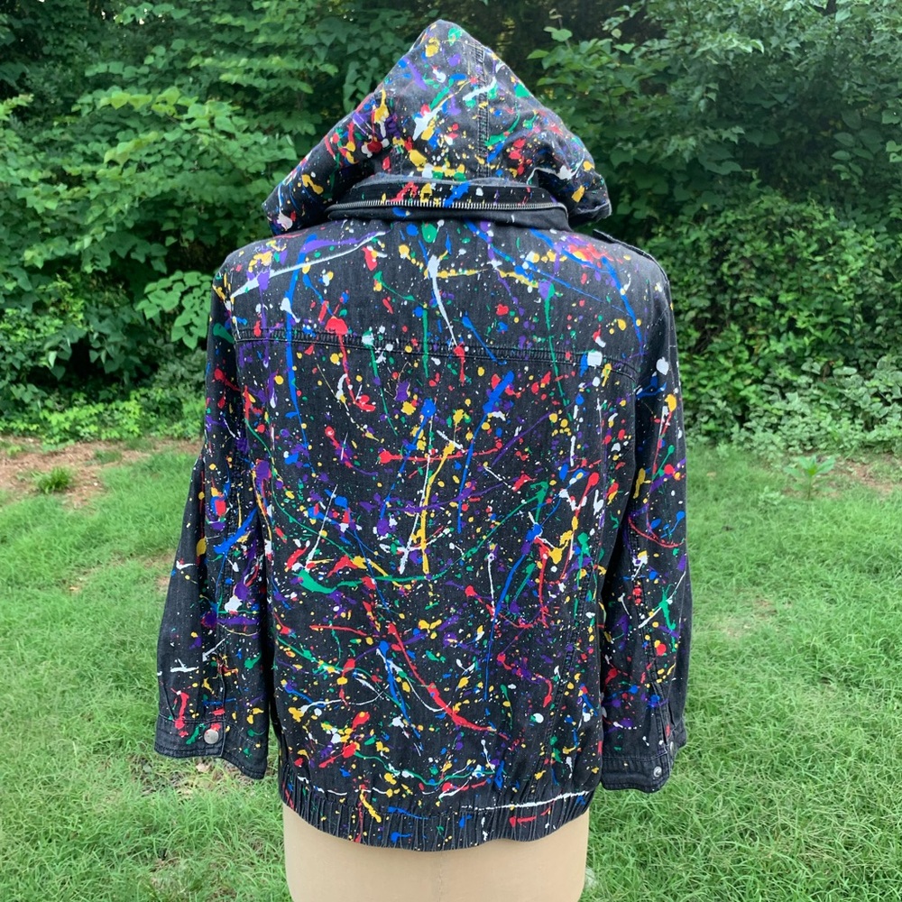 Hand Splatter-Painted Jacket! - Picture 16 of 16